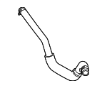 254153D110 - Cooling System: Lower Hose for Kia Image