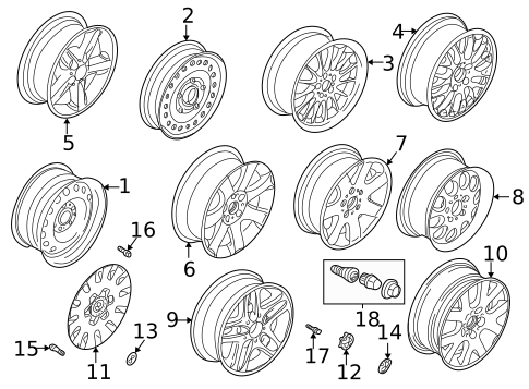 Wheels for 2000 BMW 323Ci #0
