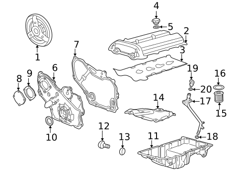 Engine Parts for 2003 Chevrolet Cavalier #0