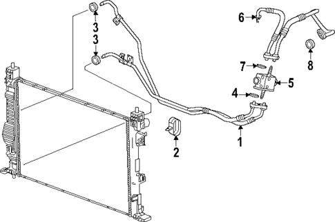 Trans Oil Cooler for 2024 Chevrolet Trax #0