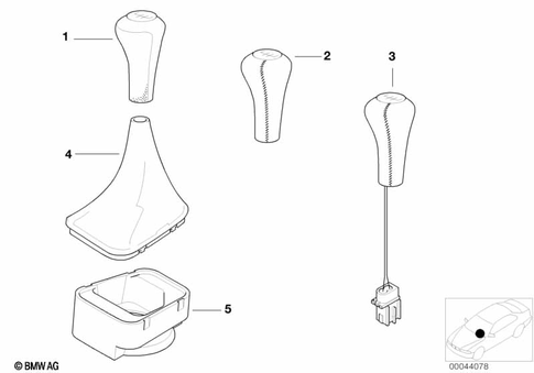 Gearshift Knobs / Coverings / Plaques for 2002 BMW Z3 2.5i #0