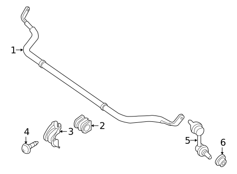Stabilizer Bar & Components for 2021 Nissan Armada #2