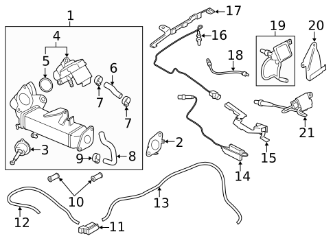 Diesel Aftertreatment System for 2016 BMW 328d #1