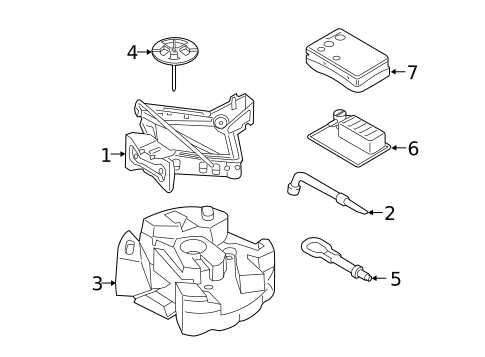 Jack & Components for 2017 Ford Fusion #0