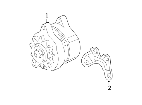 Alternator for 2004 Dodge Ram 3500 #0