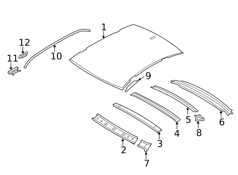 Roof & Trim for 2019 BMW 750i xDrive #0