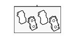 446502630 - Brakes: Brake Pads for Toyota: Tacoma Image
