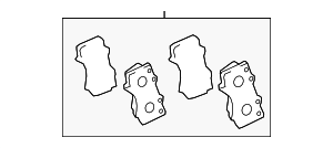 446502630 - : Brake Pads for Toyota Image
