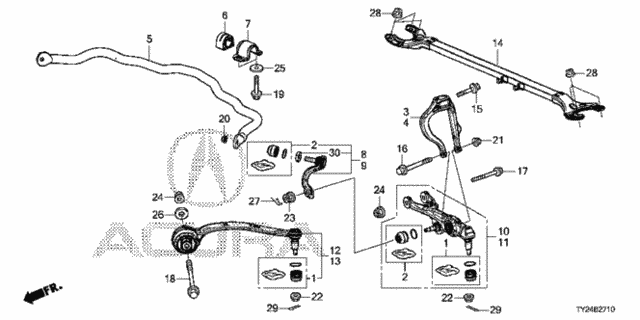 Front Lower Arm for 2017 Acura RLX #0