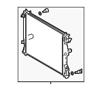 1640031B20 - : Radiator for Lexus: LC500h, LS500h Image