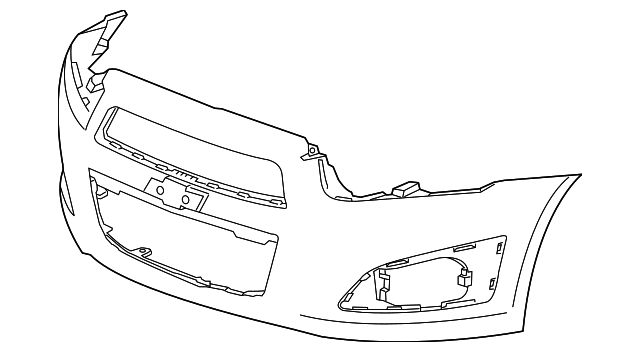 2013-2016 Chevrolet Sonic Front Bumper Cover 95274248 | TascaParts.com