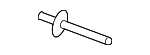 9132667 - Body: Side Retainer Rivet for Buick: Cascada, Enclave, Encore, Encore GX, Envision, LaCrosse, Regal, Regal Sportback, Regal TourX, Verano | Cadillac: ATS, CT4, CT5, CT6, CTS, ELR, Escalade, Escalade ESV, LYRIQ, SRX, XT4, XT5, XTS | Chevrolet: Bolt EUV, Bolt EV, Camaro, Caprice, Cruze, Cruze Limited, Equinox, Impala, Malibu, Malibu Limited, Sonic, Spark, Spark EV, SS, Traverse, Traverse Limited, Trax, Volt | GMC: Acadia, Terrain Image