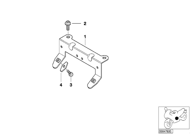 7129904819 - Engine Electrical System: Torx-Bolt with Washer - M6X16-8.8-ZNNIV for BMW-Motorrad Image