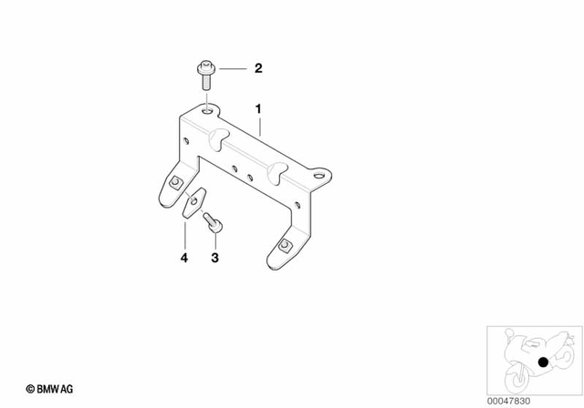 7129904819 - Engine Electrical System: Torx-Bolt with Washer - M6X16-8.8-ZNNIV for BMW-Motorrad Image