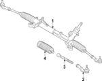 36001499 - Steering: Steering Gear for Volvo: C30 Image