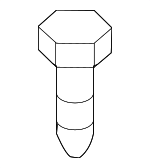 11503941 - Body: Bumper Cover Bolt for Pontiac: Sunfire Image