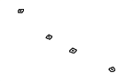 87319L3000 - Body: Molding Pad for Kia Image