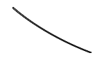 87368L3000 - Body: Molding Pad for Kia Image