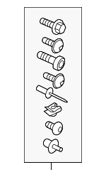 4K5098617 - Body: Hardware Kit for Audi: A6 Quattro, S6 Image