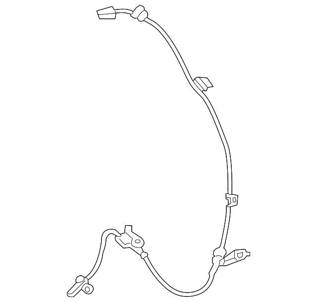 Evan-Fischer Front Right ABS Speed Sensor For Kia Sorento 2011-2012 – 956712P000