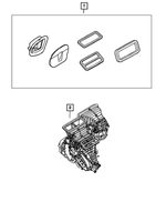 68241597AA - Air Conditioners and Heaters: A/c And Heater Unit Seal Kit for Ram: ProMaster City Image