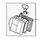 7107002140E0 - : 2003-2004 Toyota Corolla - Seat Back Assembly for Toyota: Corolla Image
