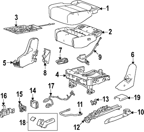 Second Row Seats for 2025 Chevrolet Traverse #2