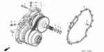 90471580000 - Transmission - Automatic: GASKET (8MM) for Honda Image