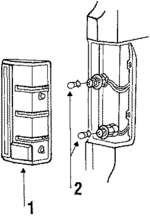 E4TZ13405C - Electrical: Combo Lamp Assembly for Ford: Ranger Image