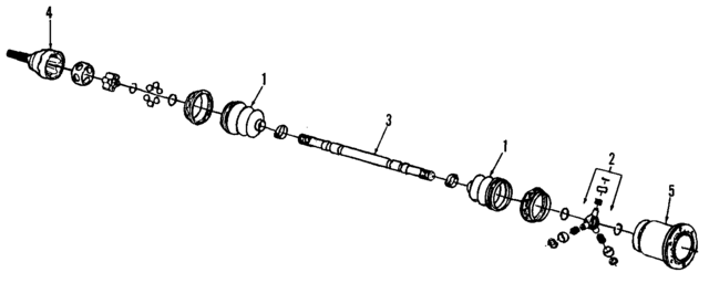 7849411 - Front Drive Axle: Outer Boot for GM Image