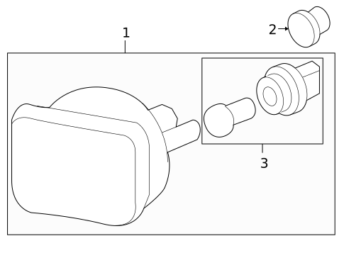 Daytime Running Lamp Components for 2007 Saturn Relay #0
