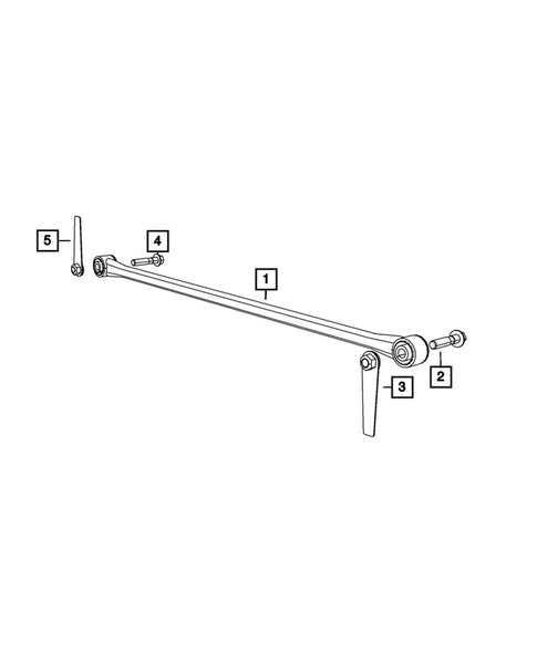 Rear Stabilizer Bar for 2013 Ram 1500 #1