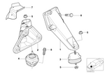 22116750862 - : Engine Mount for BMW Image