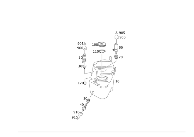 1998600392 - : Hose for Mercedes-Benz Image