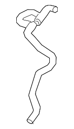 9G230706500 - Cooling System: Water Hose for Porsche: 718 Boxster, 718 Cayman Image