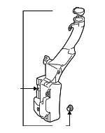 8531542130 - Body: Reservoir Assembly for Toyota Image