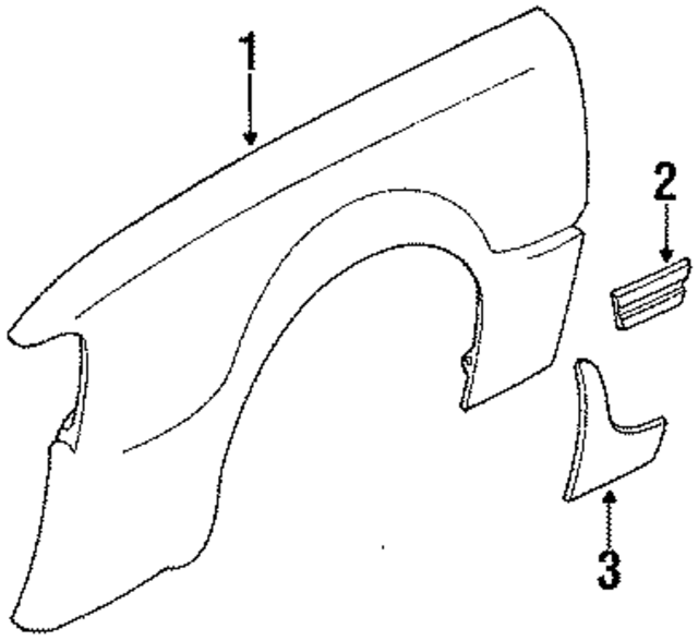E3FZ16003A - : Molding for Ford Image