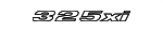 51147120254 - : Nameplate for BMW: 325xi Image