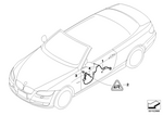 61129259817 - Vehicle Electrical System: Wiring Set, Door, Driver for BMW Image