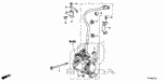 38875RCJA01 - Body/Air Conditioning: HOLDER, COMPRESSOR TUBE for Honda Image