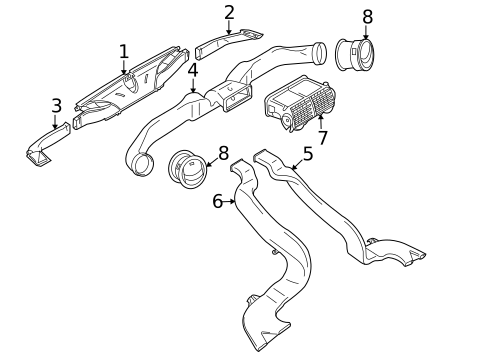 Ducts for 2006 Suzuki Grand Vitara #0