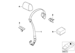 51468213970 - Retrofitting / Conversion / Accessories: Cover, Belt Outlet for BMW Image