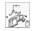 MN185274HA - : Lower Quarter Trim for Mitsubishi Image