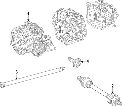 Drive Axles for 2019 Mercedes-Benz AMG GT S #0