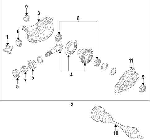 Propeller Shaft for 2025 Genesis G80 #0