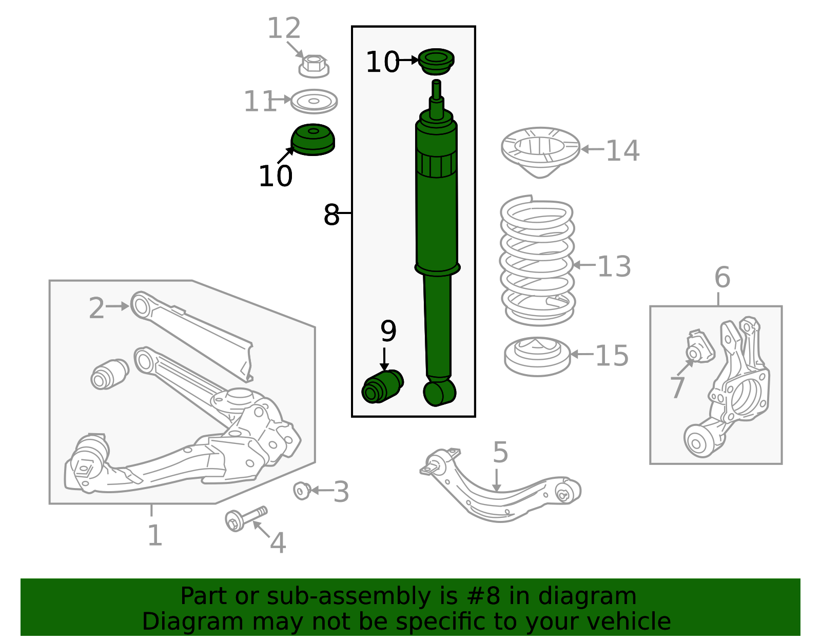 2007-2011 Honda Civic Shock Absorber 52610-SNX-A02 | OEM Parts Online