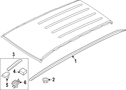 Luggage Carrier for 2023 Kia Telluride #1