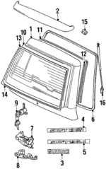8457163B50 - : Glass for Suzuki Image
