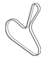 25206477 - Cooling System: Serpentine Belt for GM Image