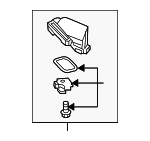 8676033190 - Electrical: Antenna Assembly for Lexus: ES300h, ES350, GS F, GS300, GS350, GS450h, IS300, IS350, LS500, LS500h, LX570, NX300, NX300h, RC F, RC300, RC350, RX350L, RX450hL, UX200, UX250h Image